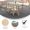 Flash Furniture 20.75 in W, 47 in L, 21 in H, Beechwood, Birch Plywood, Beech MK-ME088018-GG - alternate 9